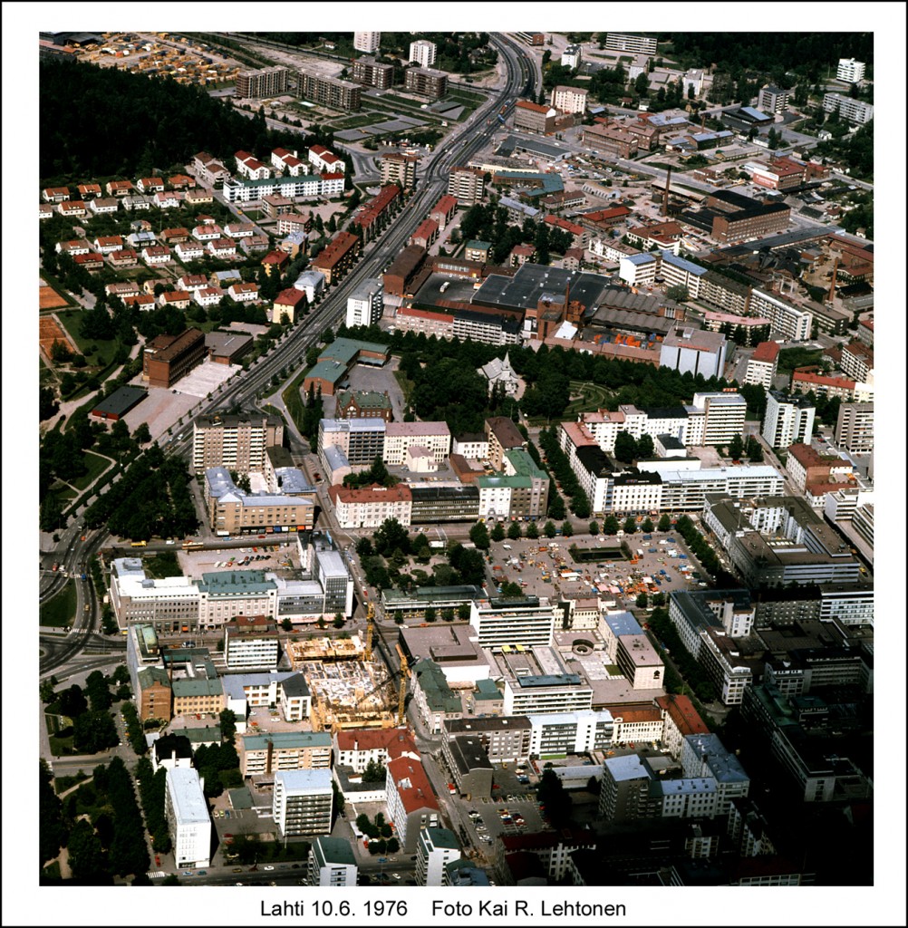 Lahtea vuonna 1976 (Kuva Kai R. Lehtonen)